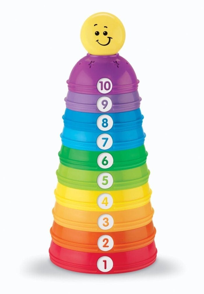 Image of the Brilliant Basics Stack and Roll Cups by Fisher-Price