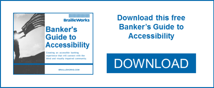 Download this free Banker's Guide to Accessibility. Link opens PDF file in a new window. Download this free Banker's Guide to Accessibility. Link opens PDF file in a new window.
